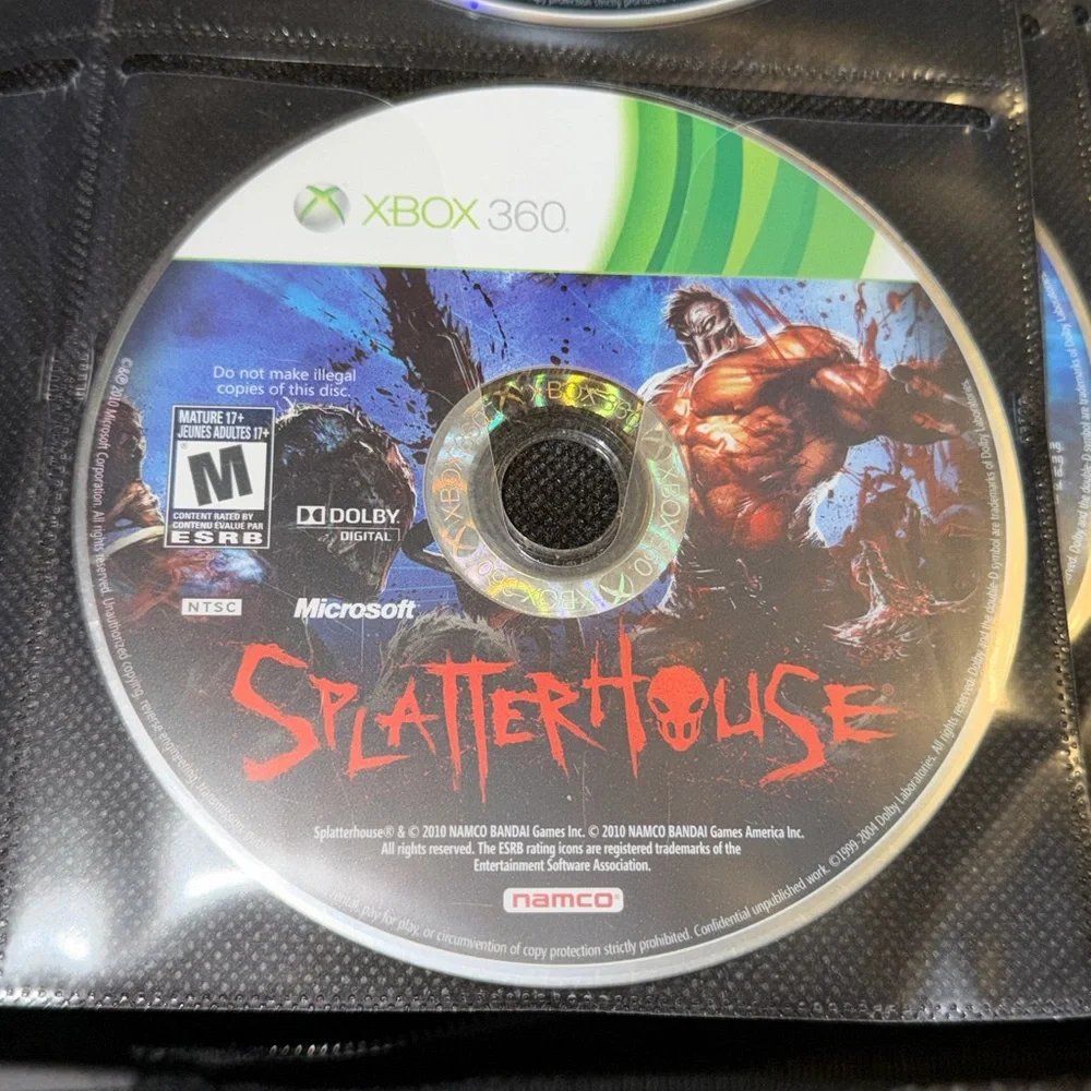 Microsoft Xbox 360 Splatter House Video Game Rated M For Mature Used Pre Owned M